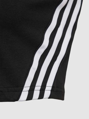 Koszulka w paski Adidas Sportswear czarna