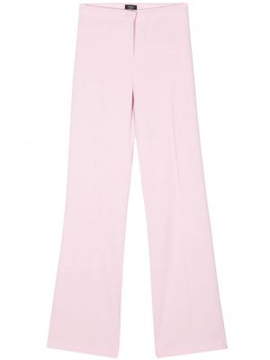 Pantaloni din crep Pinko roz