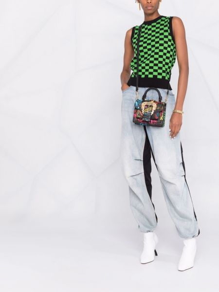 Bolso shopper con estampado Versace Jeans Couture