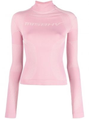 Μπλούζα με σχέδιο Misbhv ροζ