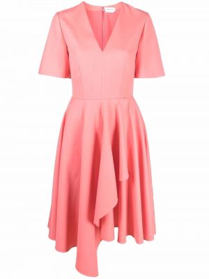 Asymmetrisk dress Alexander Mcqueen rosa