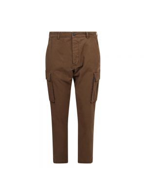 Spodnie slim fit Original Vintage brązowe