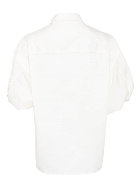 Koszula bawełniana Sacai biała