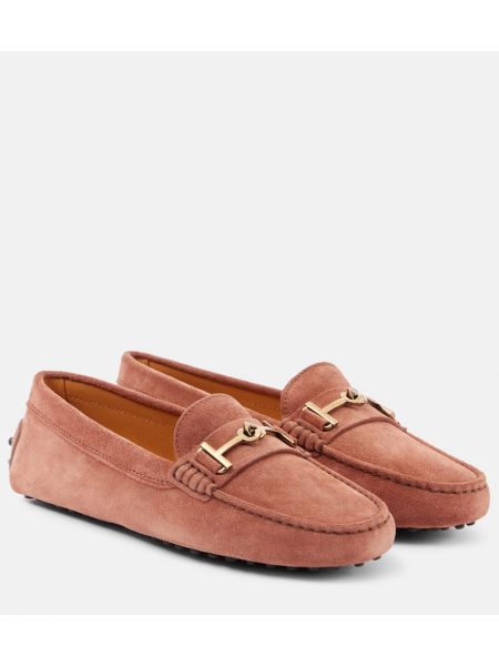 Loafers i mocka Tod's brun