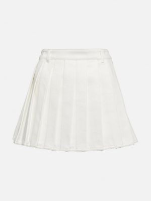 Памучна дънкова пола с ниска талия Ferragamo бяло