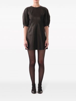 Sukienka mini skórzana Jason Wu czarna