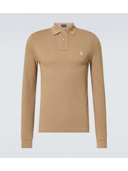 Poloshirt i bomuld Polo Ralph Lauren grå