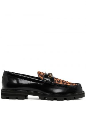 Pantofi loafer cu imagine cu model leopard Kurt Geiger London