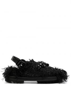 Sandales ar sirsniņām Simone Rocha melns