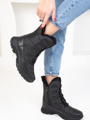 Zimní kotníkové boty Soho černé