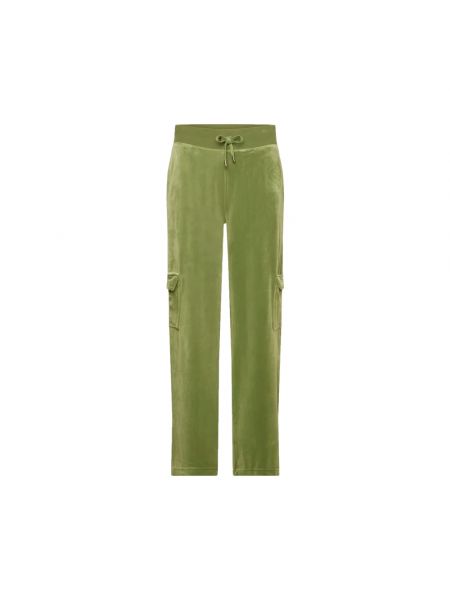 Proste spodnie Juicy Couture zielone