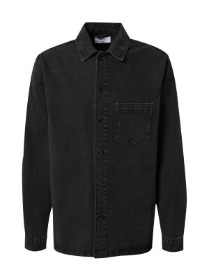 Rifľová košeľa Dan Fox Apparel čierna