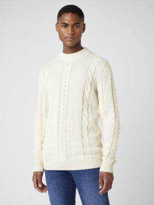 Biały sweter Wrangler