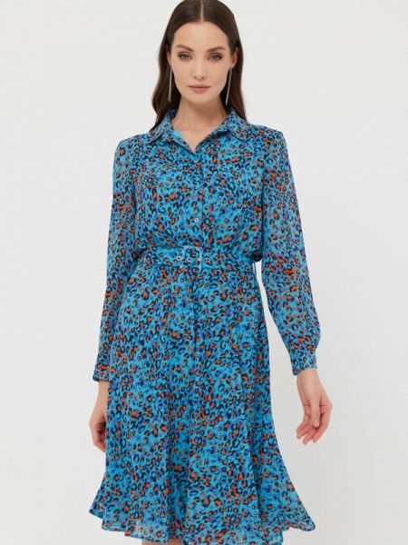 Платье-рубашка A.karina синее