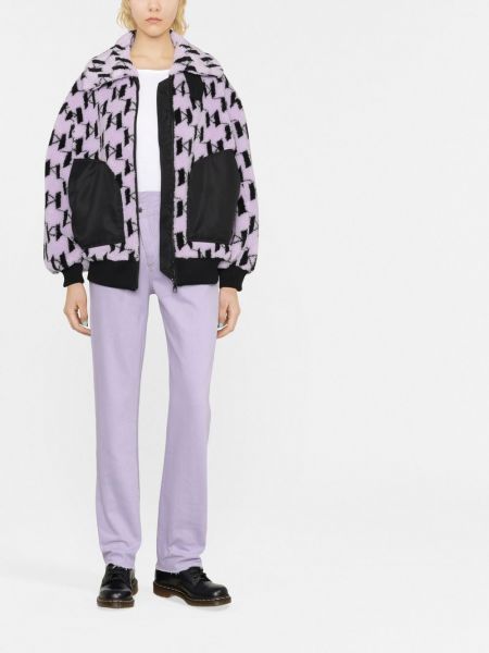 Veste à imprimé Karl Lagerfeld violet