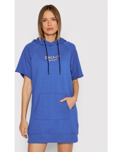 DKNY Sport Kötött ruha DP1D4494 Kék Regular Fit