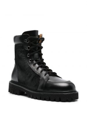 Leder ankle boots Henderson Baracco schwarz