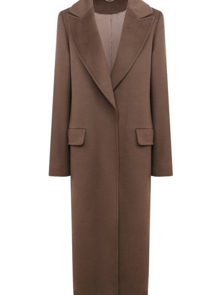 Шерстяное пальто Tegin коричневое