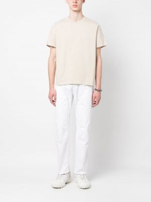 T-shirt en coton à imprimé Coperni blanc