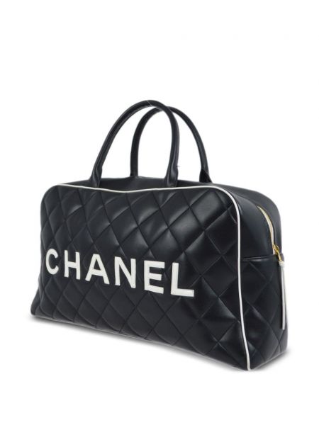 Dygsniuota kelioninis krepšys Chanel Pre-owned
