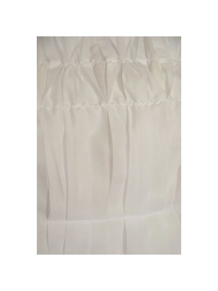 Camisa de algodón Alberta Ferretti blanco