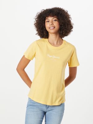 Marškinėliai Pepe Jeans geltona