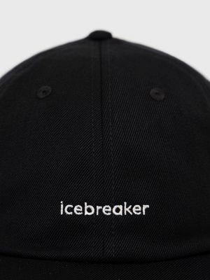 Czapka z daszkiem Icebreaker czarna
