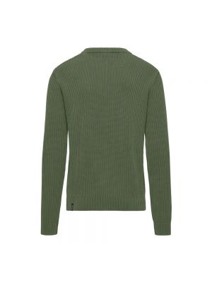 Jersey de algodón de tela jersey de cuello redondo Bomboogie verde