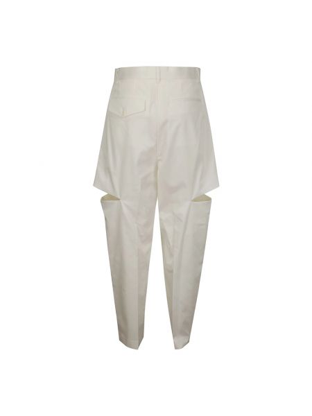 Pantalones elegantes Comme Des Garçons blanco