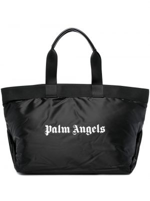 Шопинг чанта с принт Palm Angels