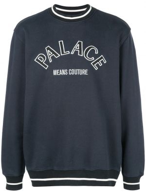 Sudadera con bordado Palace gris