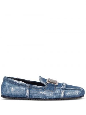 Pantofi loafer Dolce & Gabbana albastru