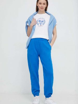 Spodnie sportowe Hollister Co. niebieskie