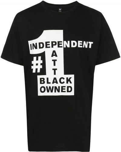 Camiseta con estampado Patta negro