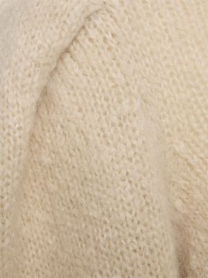 Mohérový svetr Isabel Marant béžový