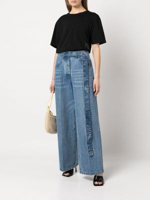 Jeansy relaxed fit Alexander Wang niebieskie