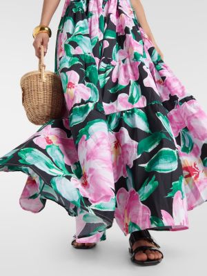 Dolga obleka s cvetličnim vzorcem Alexandra Miro