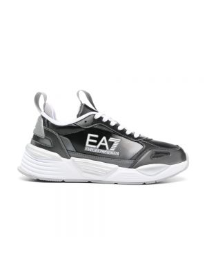 Sneakersy Emporio Armani Ea7 srebrne