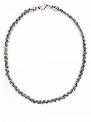 Pletený náhrdelník Emanuele Bicocchi stříbrný