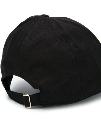 Raštuotas kepurė su snapeliu Drôle De Monsieur juoda