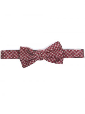 Жакардова копринена вратовръзка с панделка Lanvin