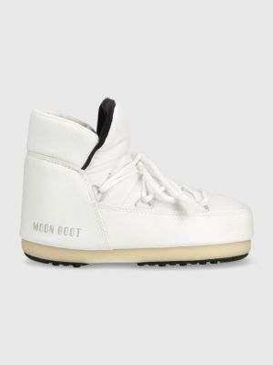 Нейлоновые зимние ботинки Moon Boot белые