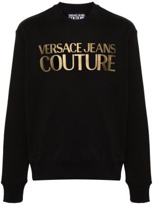 Kokvilnas treniņjaka ar apdruku Versace Jeans Couture