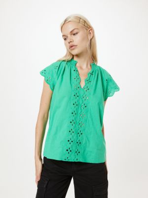 Bluza s ovratnikom Maison 123 zelena