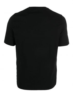 Bavlněné tričko Corneliani černé
