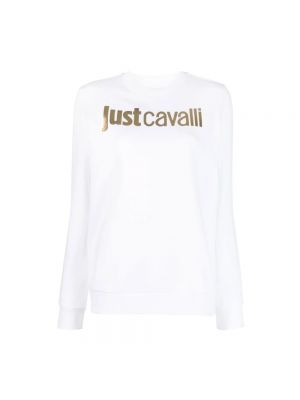 Bluza dresowa Just Cavalli biała