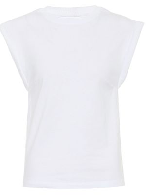 Βαμβακερή μπλούζα Rta λευκό