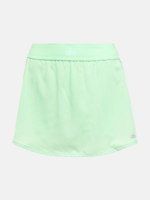 Mini spódniczka Alo Yoga zielona