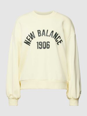 Bluza z nadrukiem New Balance biała