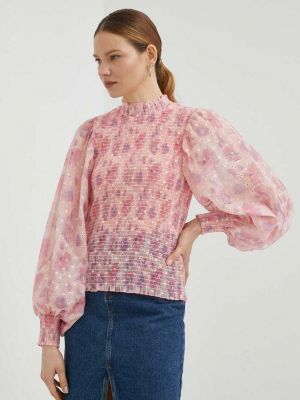 Bluza s printom Bruuns Bazaar ružičasta
